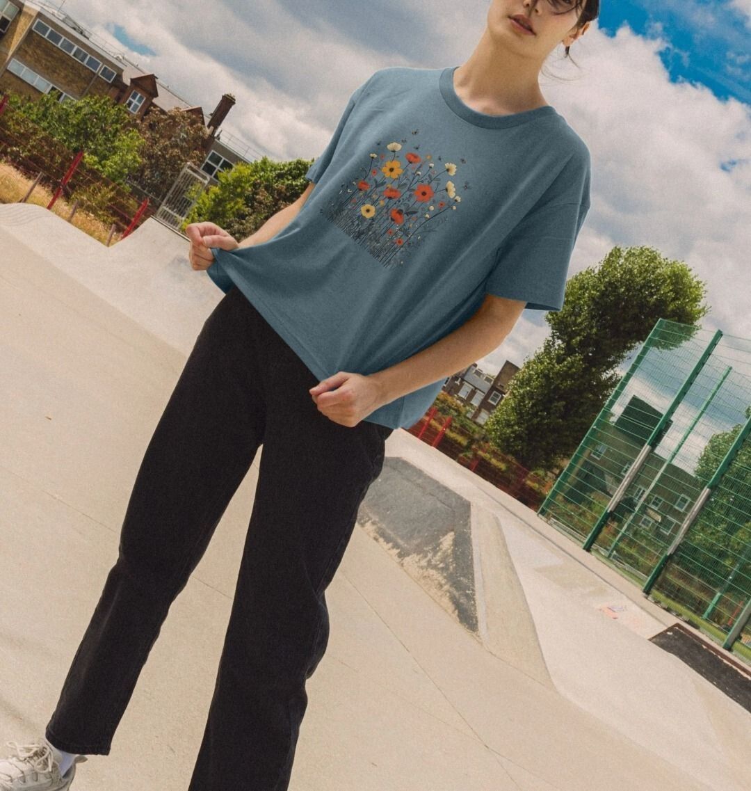Minimalist Meadows | Certified Organic Cotton T-shirt | Women