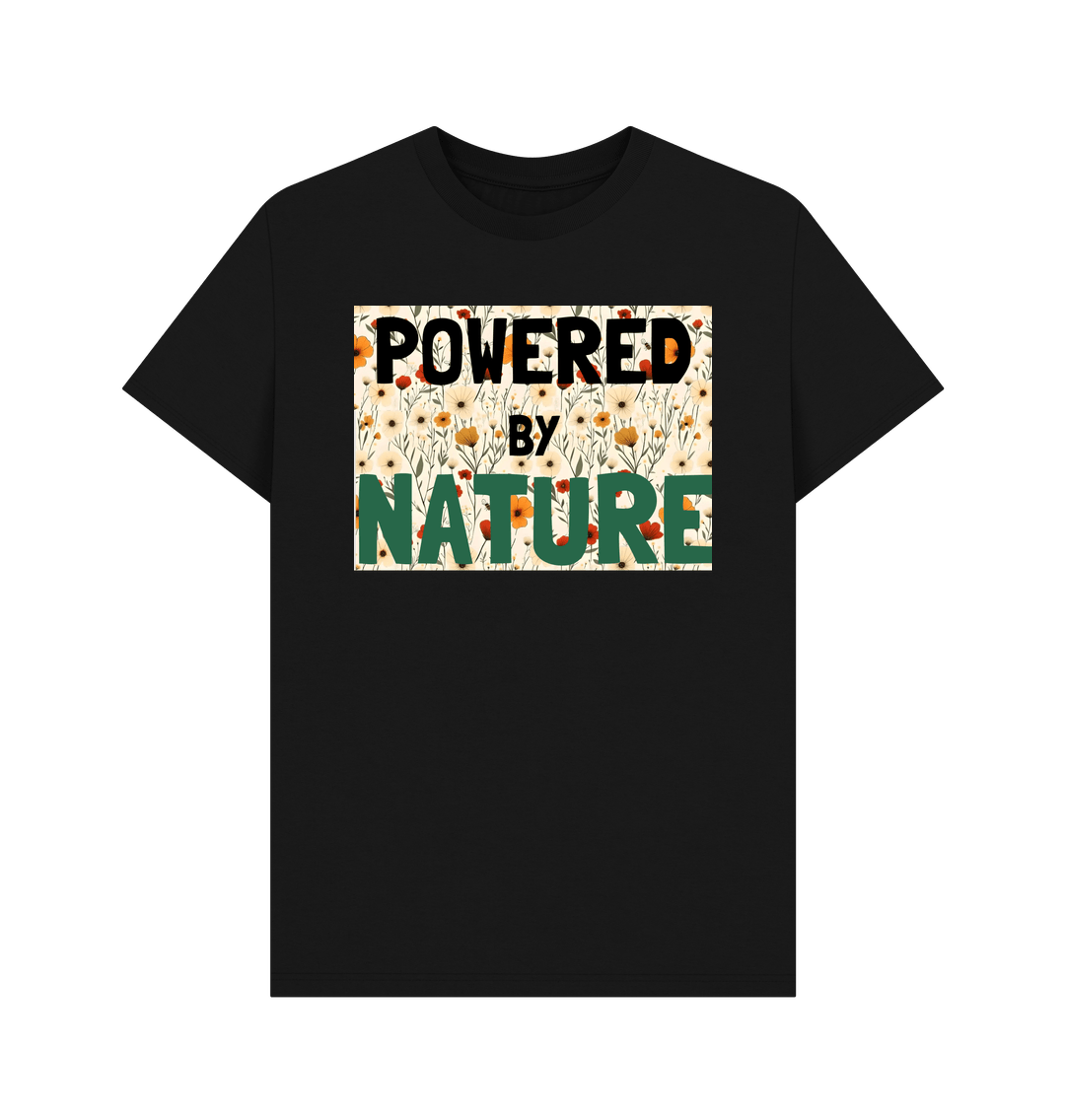 Black Printed T-shirt Front