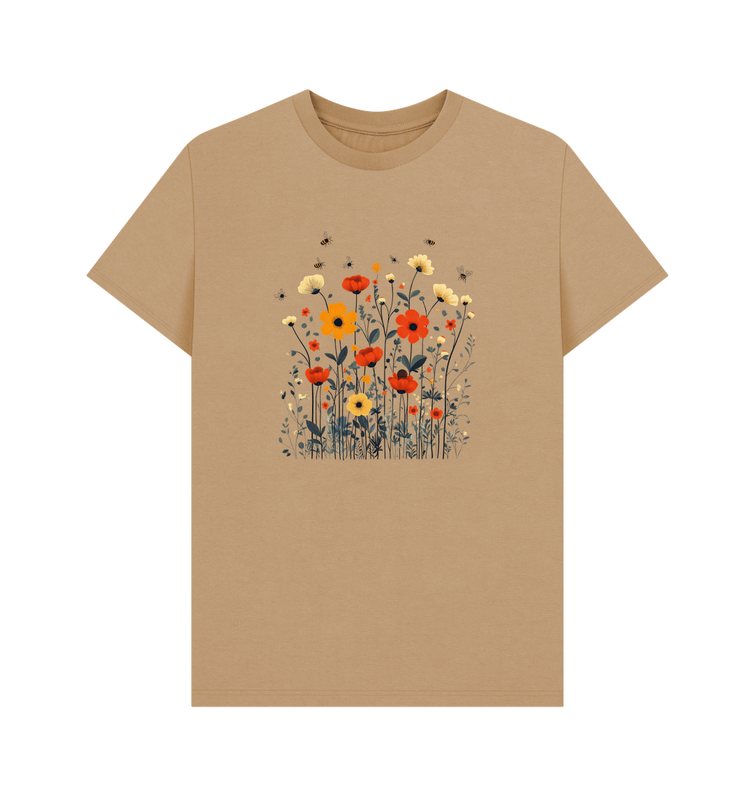 Sand Printed T-shirt Front