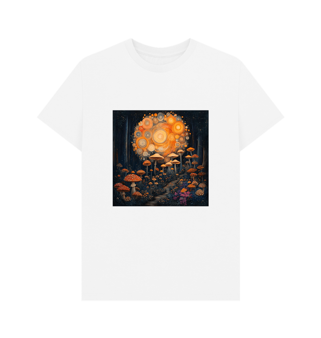 White Printed T-shirt Front