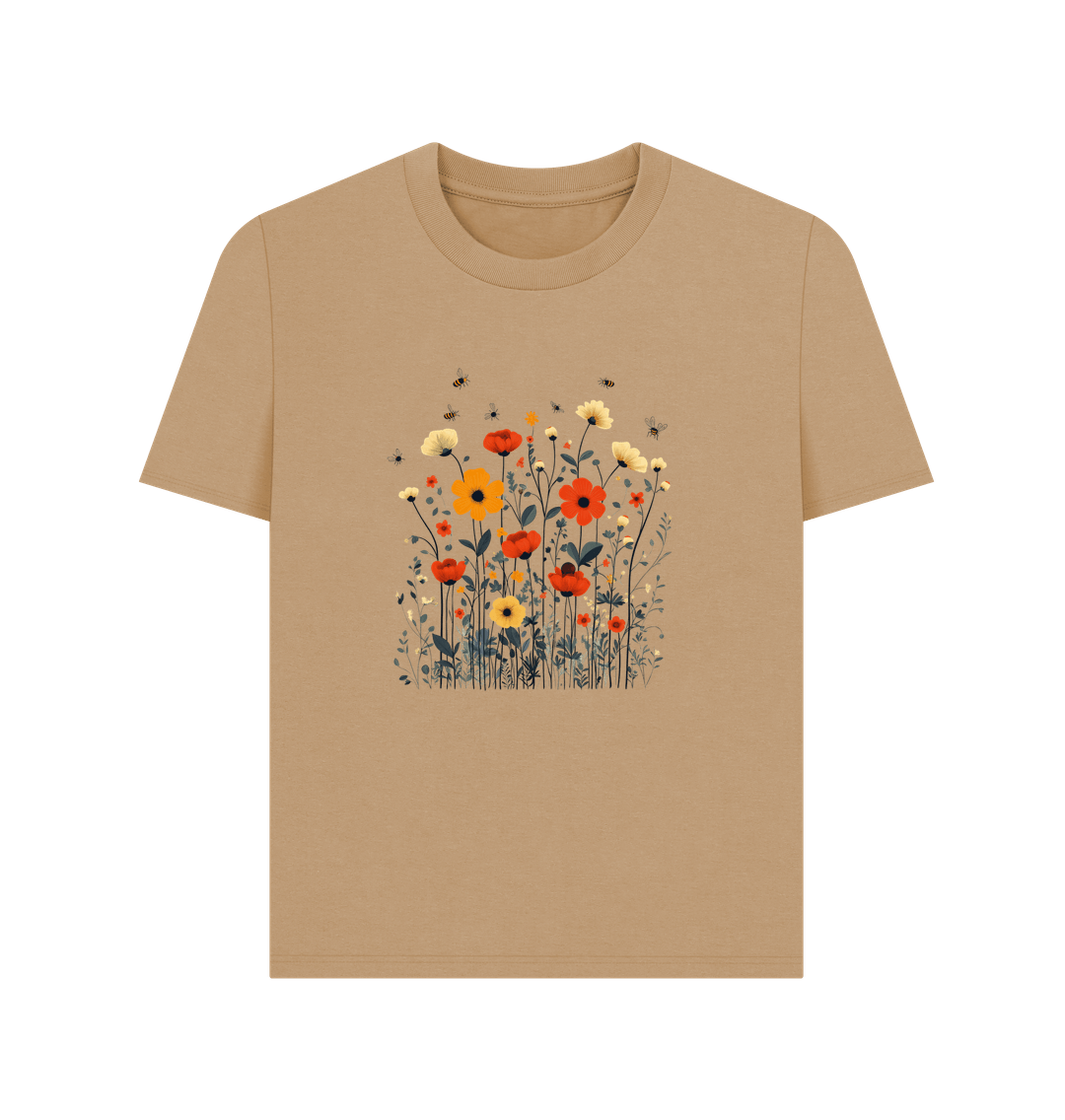 Sand Printed T-shirt Front