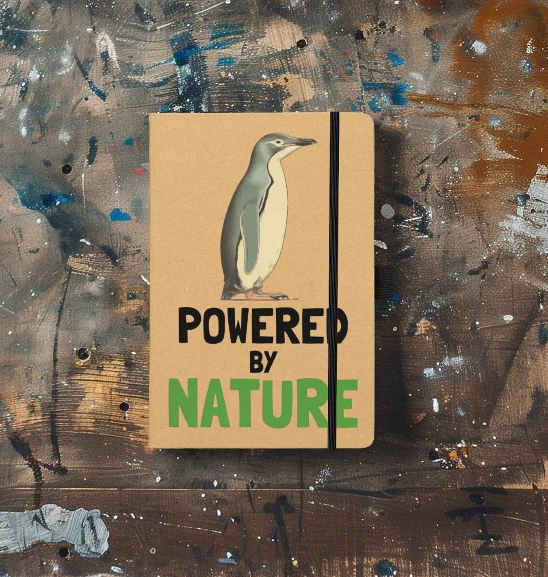 Penguin Passion Powered | Recycled A5 Notebook | FSC Certified