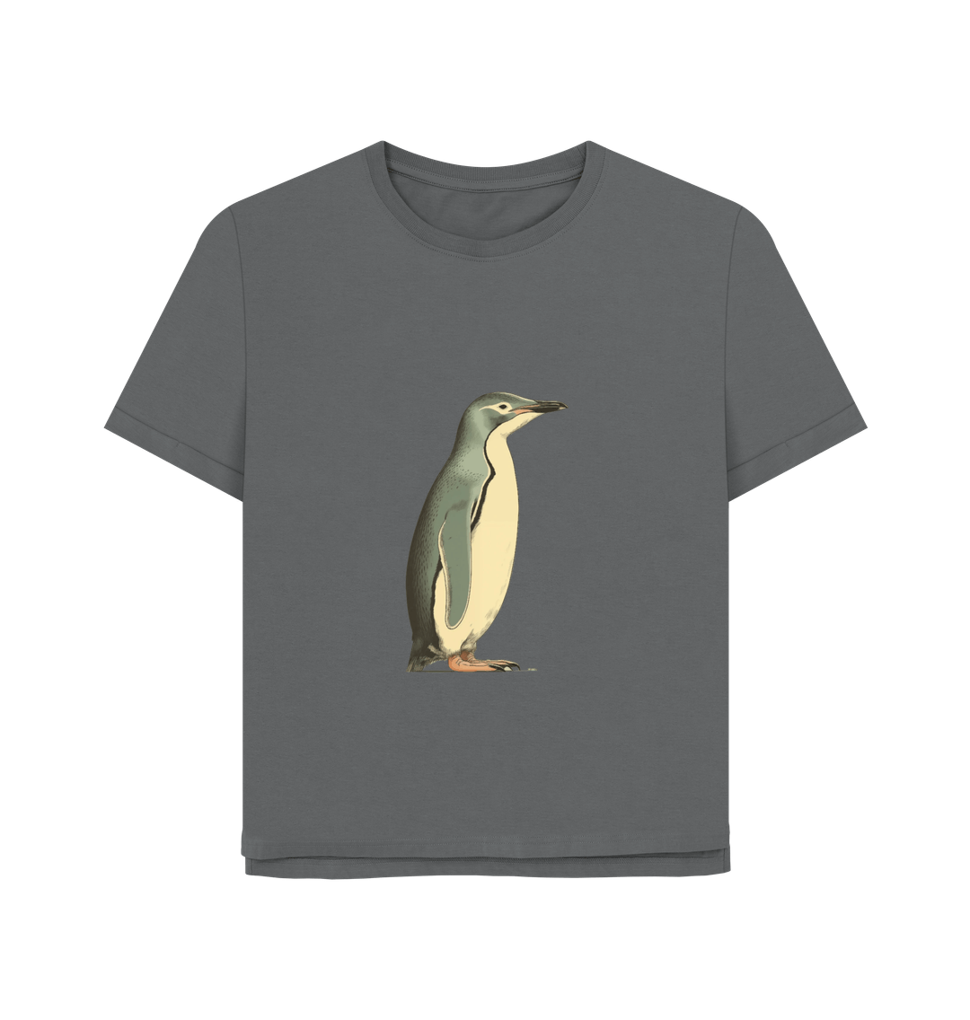 Slate Grey Printed T-shirt Front