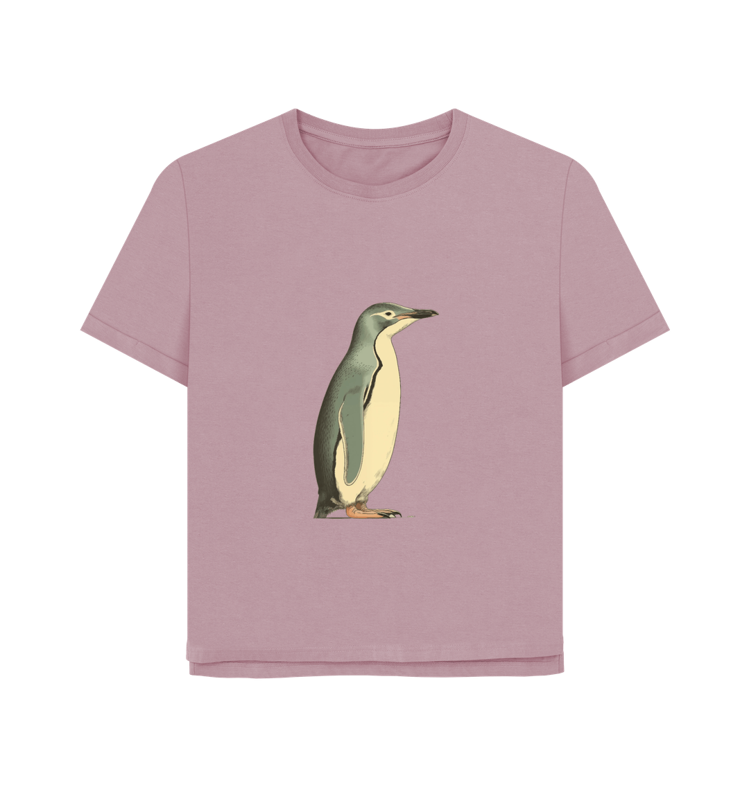 Mauve Printed T-shirt Front