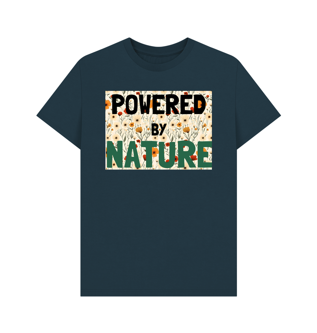 Denim Blue Printed T-shirt Front