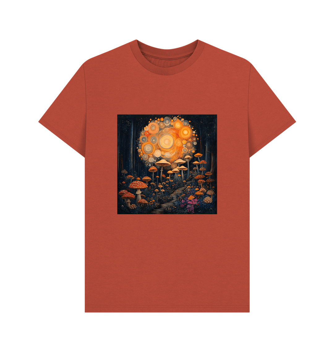 Rust Printed T-shirt Front