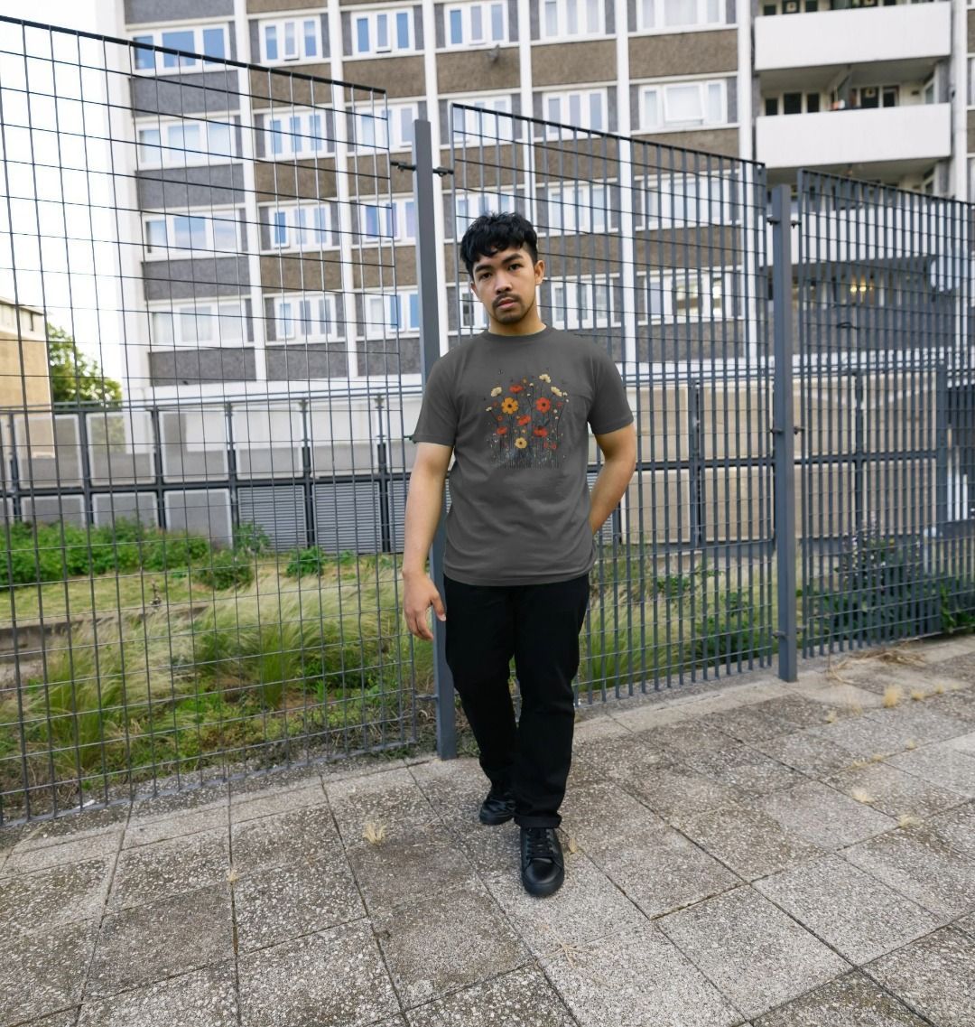 Minimalist Meadows | Certified Organic Cotton T-shirt | Men