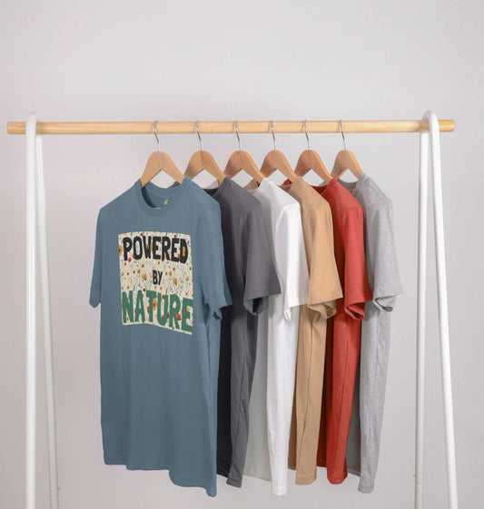 Minimalist Meadows Powered | Certified Organic Cotton T-shirt | Men