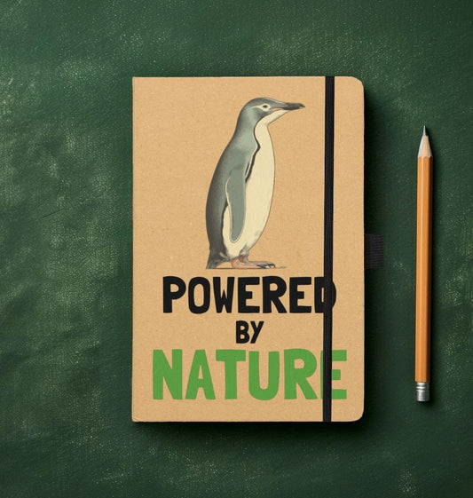 Penguin Passion Powered | Recycled A5 Notebook | FSC Certified