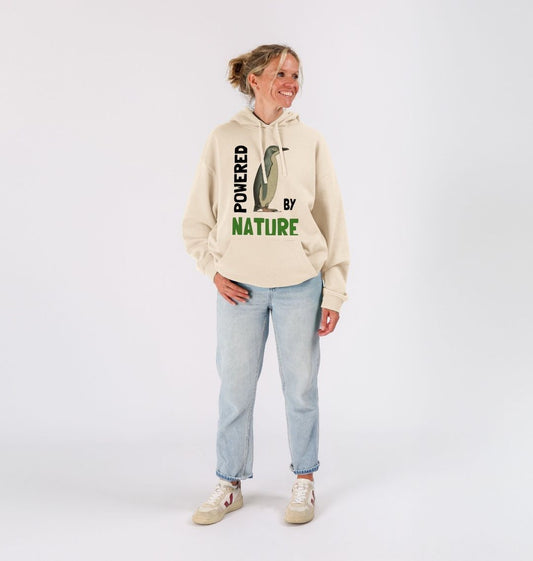 Penguin Passion Powered | Unisex Organic Kangaroo Pocket Hoody
