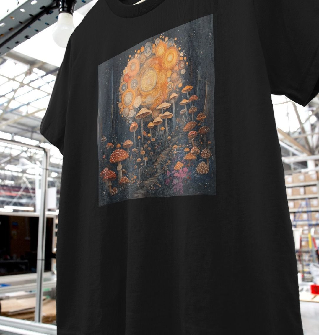 Mushroom Tornado | Certified Organic Cotton T-shirt | Women