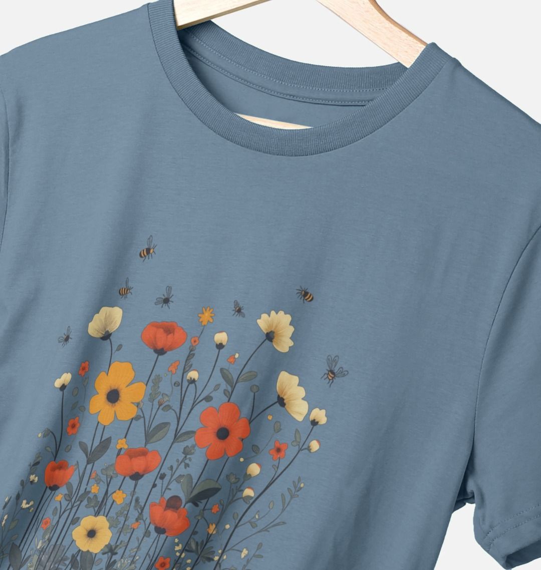 Minimalist Meadows | Certified Organic Cotton T-shirt | Men