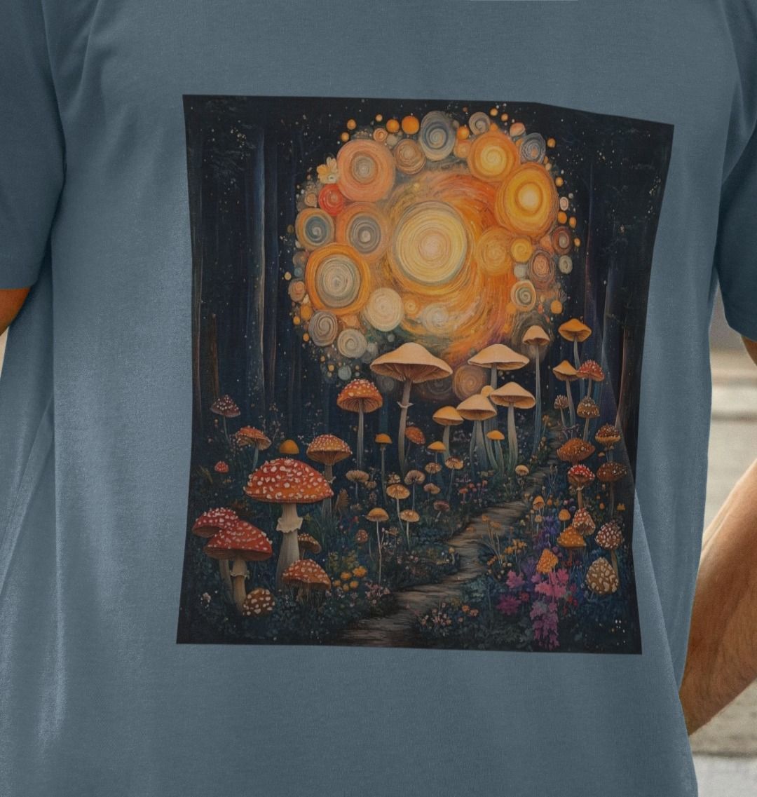 Mushroom Tornado | Certified Organic Cotton T-shirt | Men