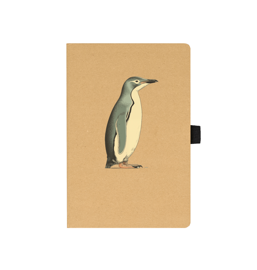 Kraft Penguin Passion | Recycled A5 Notebook