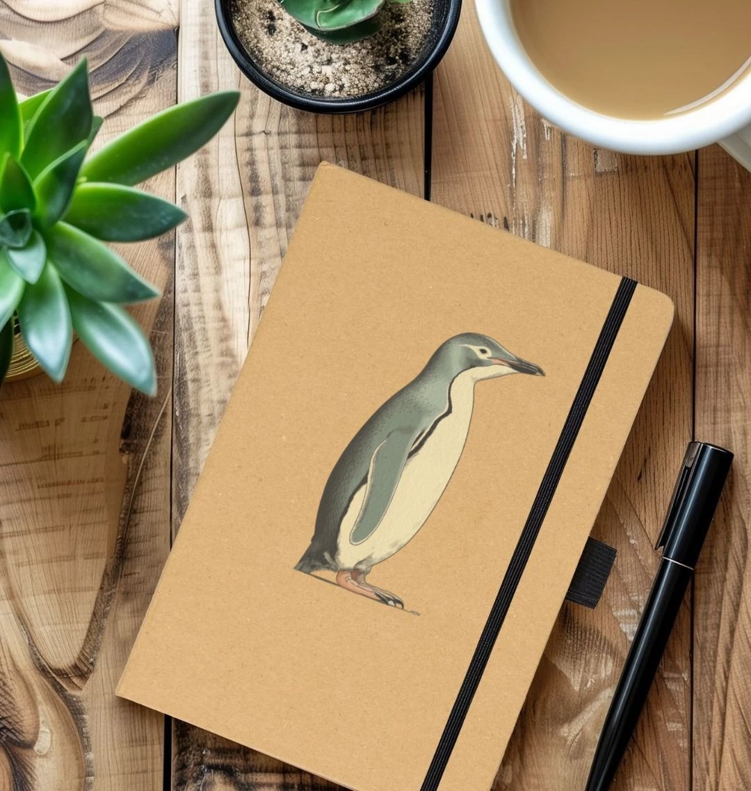 Penguin Passion | Recycled A5 Notebook | FSC Certified