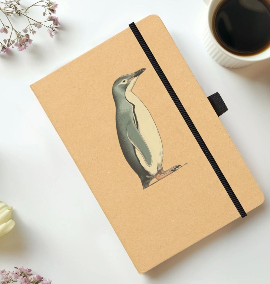 Penguin Passion | Recycled A5 Notebook | FSC Certified